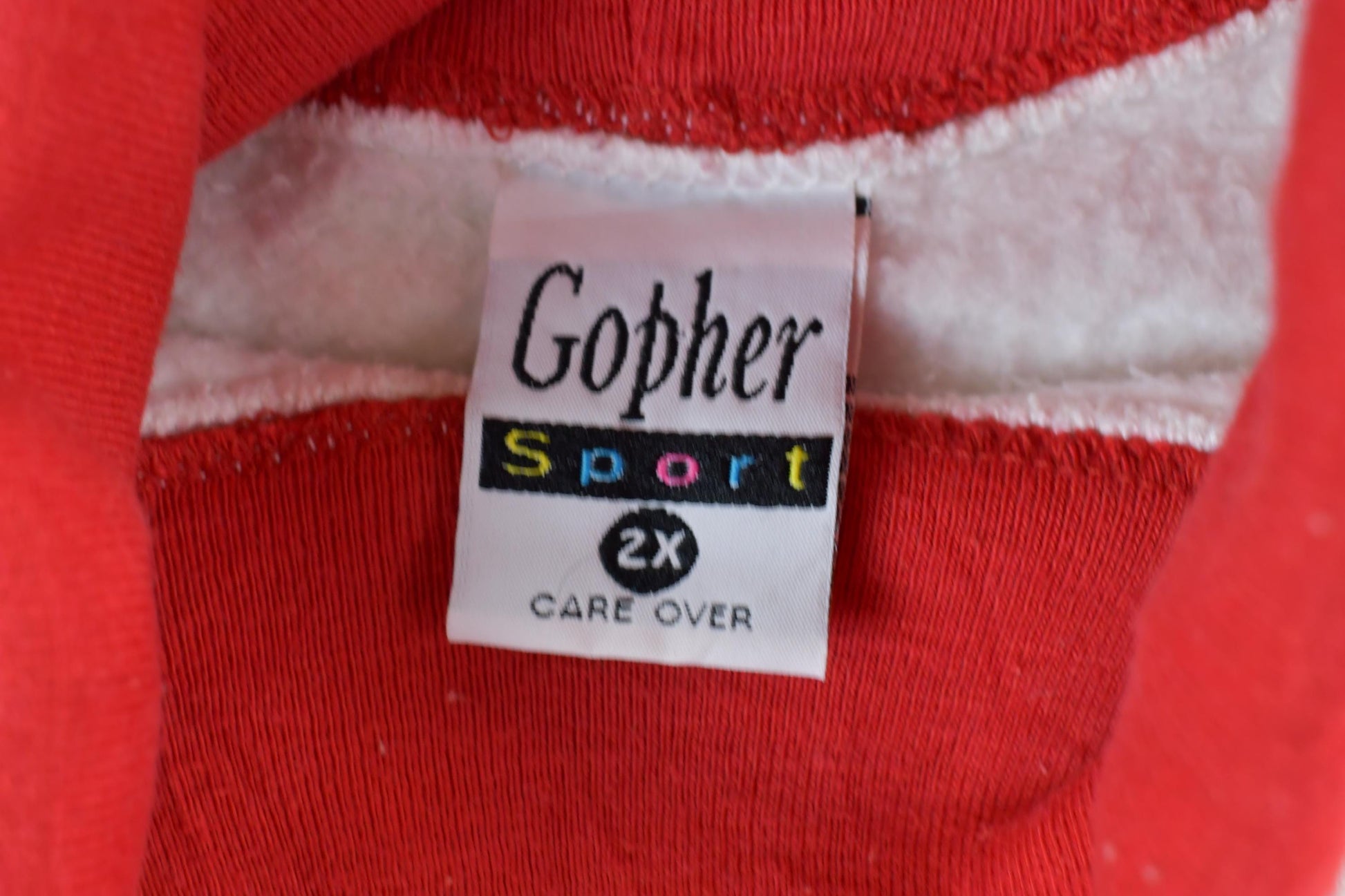 Vintage 1990s Gopher Sport Collared Cute Christmas Crewneck Sweater Men's 2XL from propervintagecanada