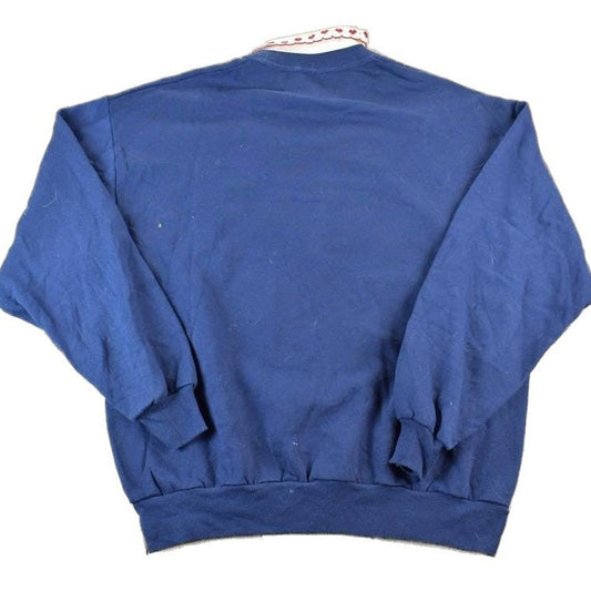 Vintage 1990s Gopher Sport Farm Scarecrow Collared Crewneck Sweater Made In USA 90s Crewneck Men's XL from propervintagecanada