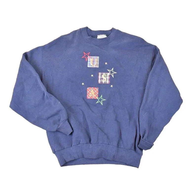 Vintage 1990s Gopher Sport USA Embroidered Crewneck Sweatshirt Womens L from propervintagecanada
