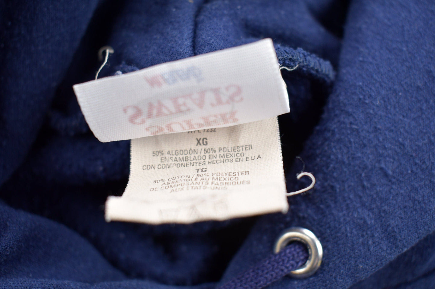 Vintage 1990s Grace Bible College Tigers Collegiate Hoodie Men's Large from propervintagecanada