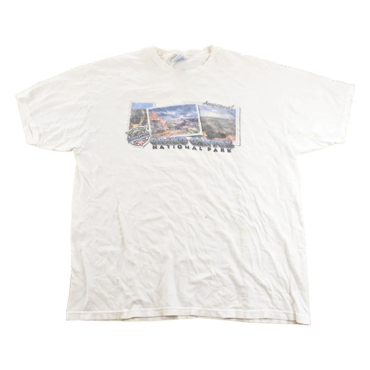 Vintage 1990s Grand Canyon National Park Souvenir Travel Graphic T-Shirt Men's XL from propervintagecanada