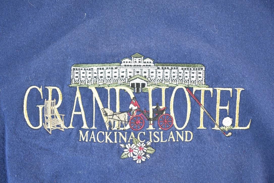 Vintage 1990s Grand Hotel Mackinac Island Crewneck Sweatshirt Mens L from propervintagecanada