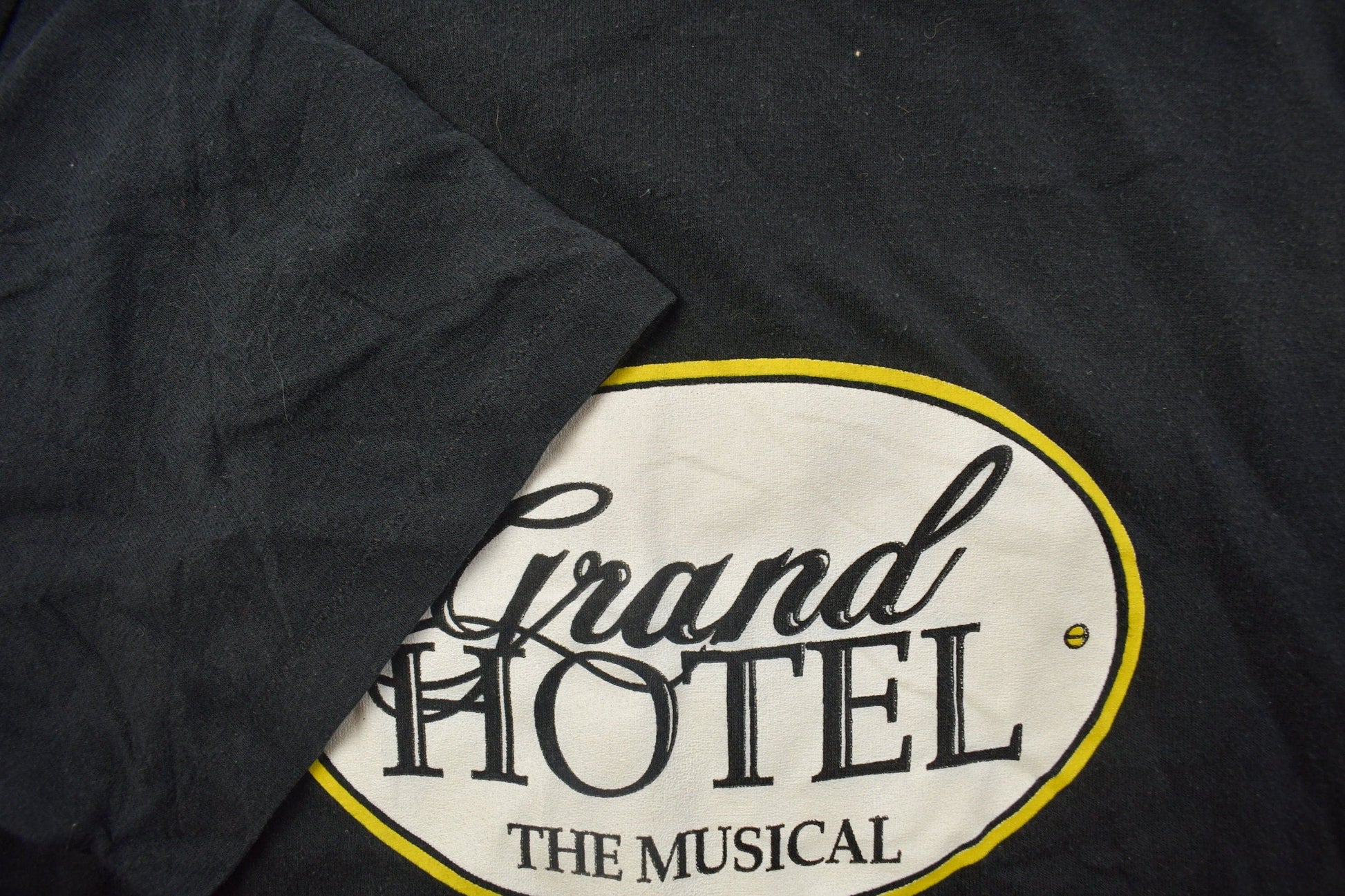 Vintage 1990s Grand Hotel The Musical Graphic T Shirt Men's Large from propervintagecanada