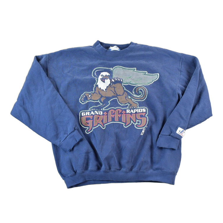 Vintage 1990s Grand Rapids Griffins AHL Sportswear Crewneck Men's XL from propervintagecanada
