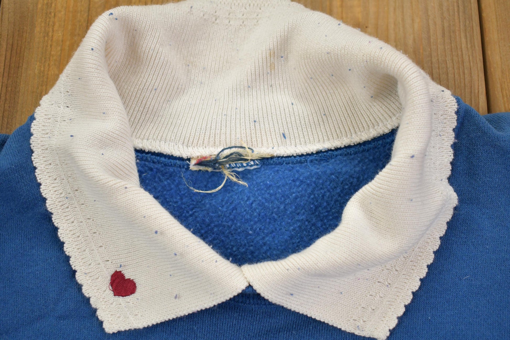Vintage 1990s "Grandkids Warm the Heart" Grandma Style Collar Sweater Men's Large from propervintagecanada
