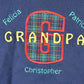 Vintage 1990s Grandpa Cute Embroidered Plaid G Crewneck Sweatshirt Mens L from propervintagecanada