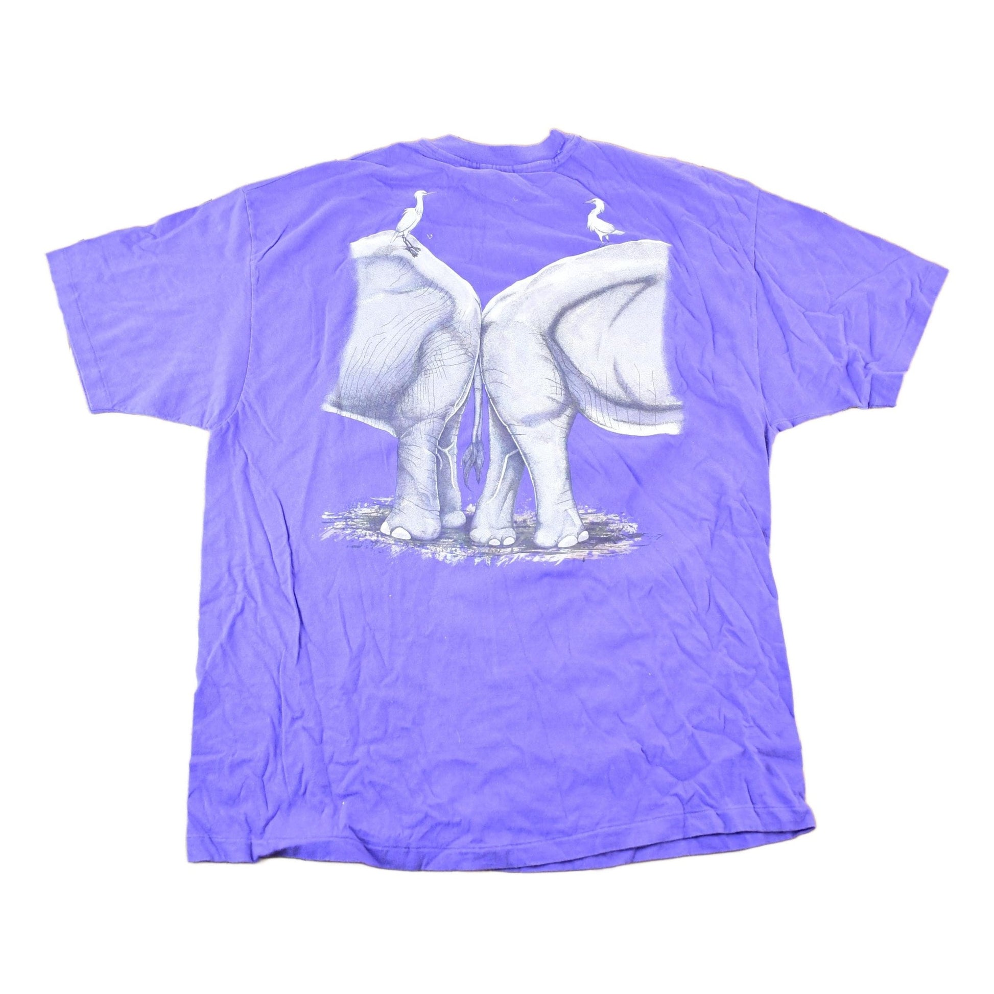 Vintage 1990s Grant's Farm elephants FAB Souvenir T-Shirt Mens L from propervintagecanada