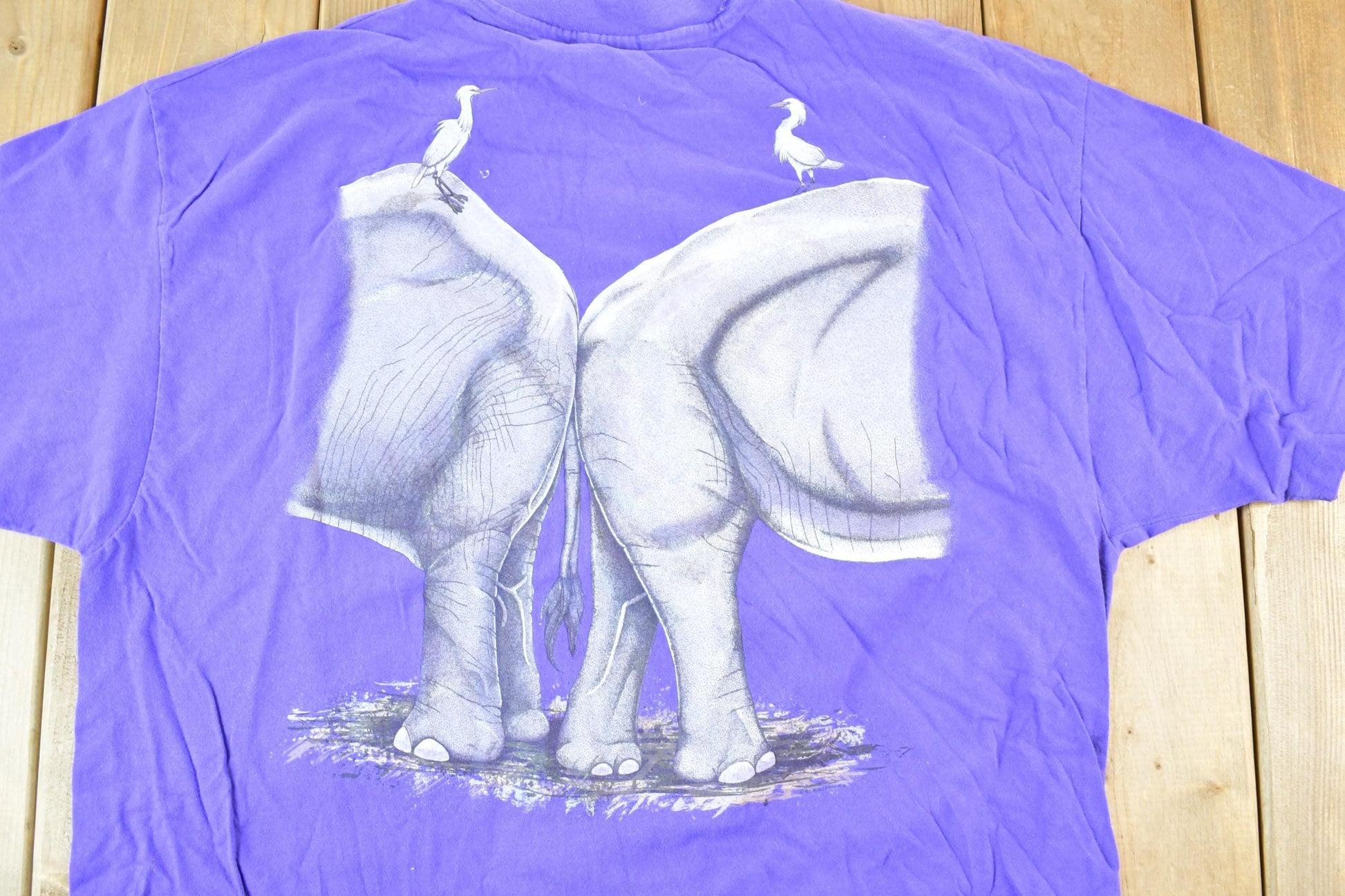 Vintage 1990s Grant's Farm elephants FAB Souvenir T-Shirt Mens L from propervintagecanada