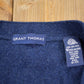 Vintage 1990s Grant Thomas 100% Wool Knit Cardigan Sweater Men's XL from propervintagecanada