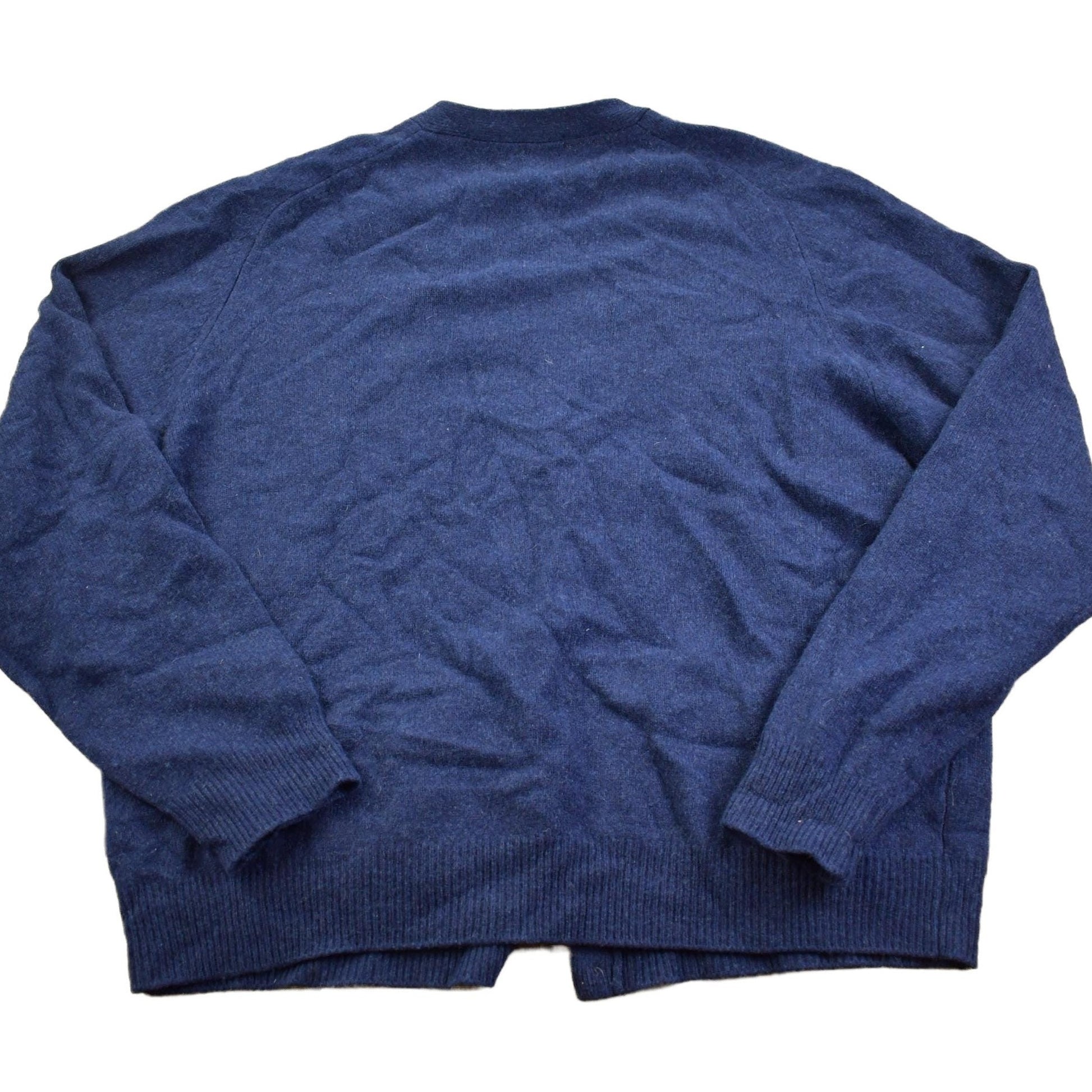 Vintage 1990s Grant Thomas 100% Wool Knit Cardigan Sweater Men's XL from propervintagecanada