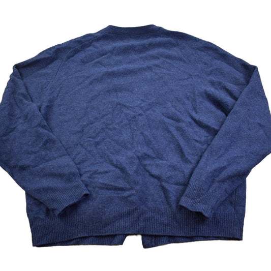 Vintage 1990s Grant Thomas 100% Wool Knit Cardigan Sweater Men's XL from propervintagecanada