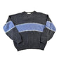 Vintage 1990s Great Canadian Rugged Wear Knit Striped Crewneck Sweater Men's Large from propervintagecanada