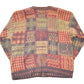 Vintage 1990s Great Lakes Country Abstract Knit Cardigan Sweater Men's XL from propervintagecanada