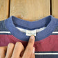 Vintage 1990s Great Land Striped T Shirt Men's Medium from propervintagecanada
