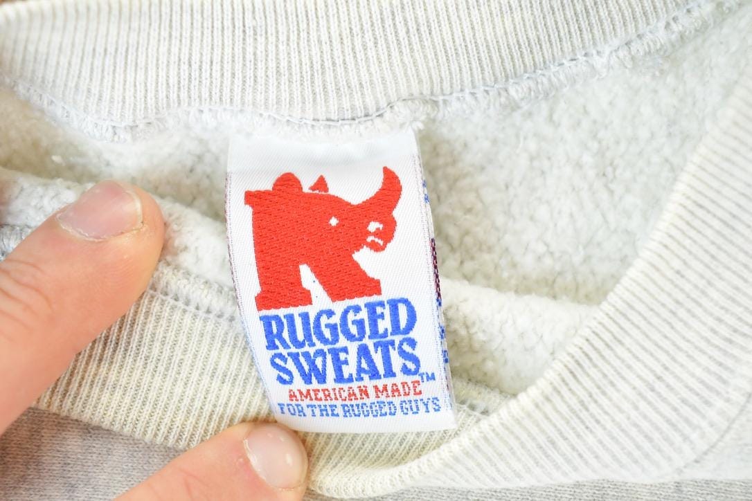 Vintage 1990s Great Plains Software Cross Grain Crewneck Sweatshirt Made In USA Men's Large from propervintagecanada