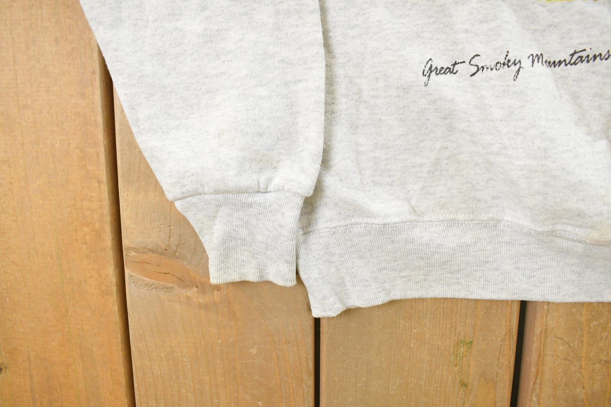 Vintage 1990s Great Smokey Mountains Railway Crewneck Sweatshirt Men's Small from propervintagecanada