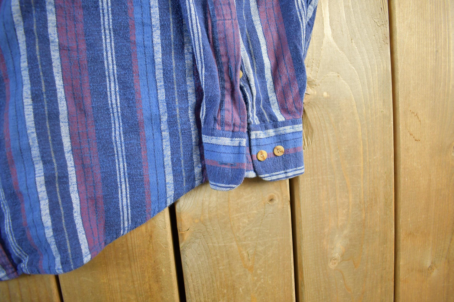 Vintage 1990s Greatland Apparel Button Up Plaid Shirt Men's Large from propervintagecanada