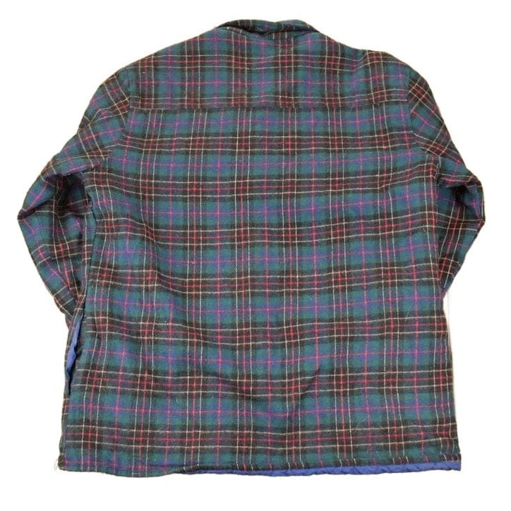 Vintage 1990s Greatland Sportswear Plaid Lined Button Up Sweater Men's L from propervintagecanada