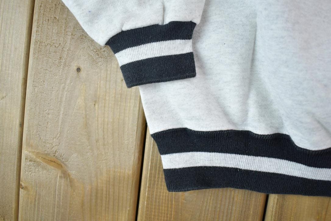 Vintage 1990s Greece Lightning University Collegiate Crewneck / Embroidered / NCAA Sweatshirt / Sportswear / Americana from propervintagecanada