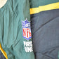 Vintage 1990s Green Bay Packers AOP Proline Logo Athletic NFL Football Warm Up Spring Jacket Men's Large from propervintagecanada