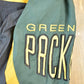 Vintage 1990s Green Bay Packers AOP Proline Logo Athletic NFL Football Warm Up Spring Jacket Men's Large from propervintagecanada