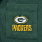 Vintage 1990s Green Bay Packers Button Up Rugby Style NFL Football Sweatshirt Men's Large from propervintagecanada