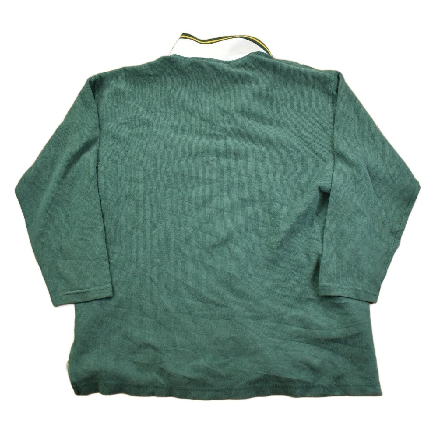 Vintage 1990s Green Bay Packers Button Up Rugby Style NFL Football Sweatshirt Men's Large from propervintagecanada