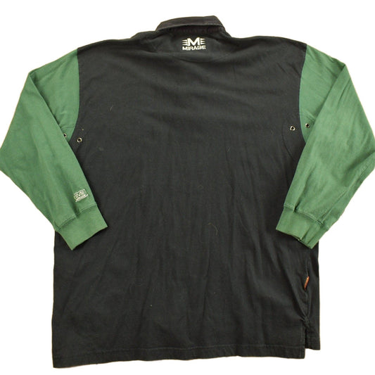 Vintage 1990s Green Bay Packers Collared Rugby Top Men's XL from propervintagecanada