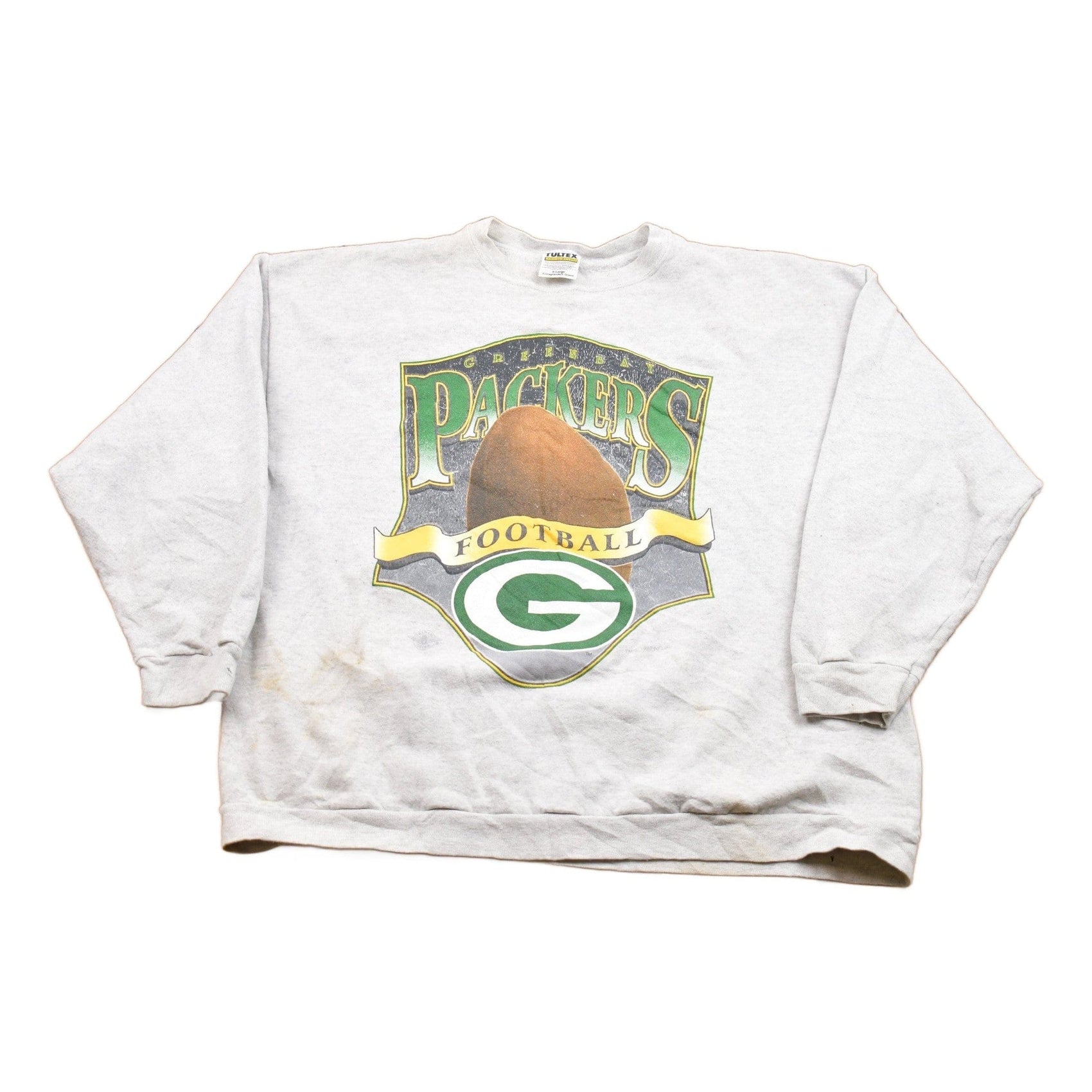 Vintage 1990s Green Bay Packers Crewneck Sweatshirt Men's XL from propervintagecanada
