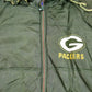 Vintage 1990s Green Bay Packers Game Day NFL Puffer Jacket Men's Large from propervintagecanada