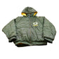 Vintage 1990s Green Bay Packers Game Day NFL Puffer Jacket Men's Large from propervintagecanada