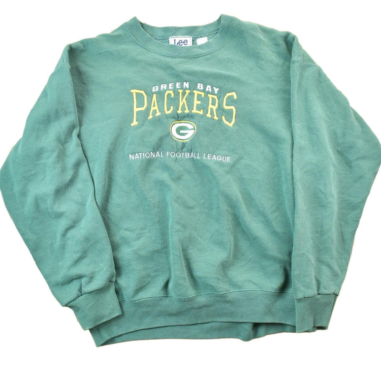Vintage 1990s Green Bay Packers Lee Sport NFL Crewneck Sweatshirt Men's Large from propervintagecanada