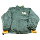 Vintage 1990s Green Bay Packers Logo Fleece Lined Convertible Jacket Men's Large from propervintagecanada