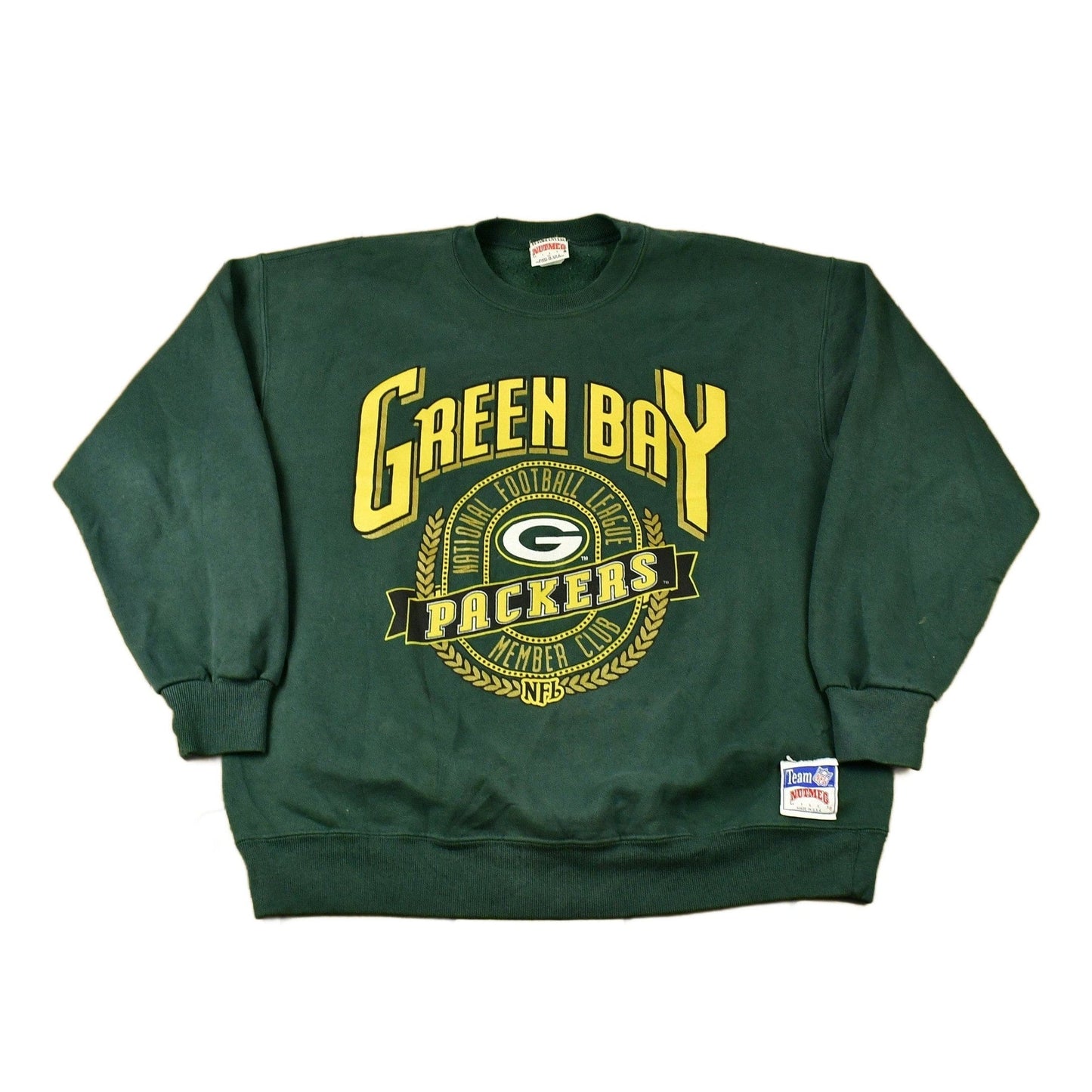 Vintage 1990s Green Bay Packers Member Club NFL Crewneck Sweatshirt Men's XL from propervintagecanada