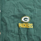 Vintage 1990s Green Bay Packers NFL Button Up Collared Sweatshirt Men's Medium from propervintagecanada