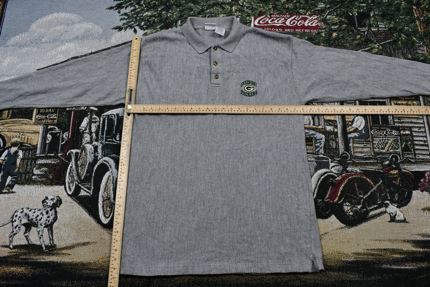 Vintage 1990s Green Bay Packers NFL Collared Embroidered Sweater Men's XL from propervintagecanada