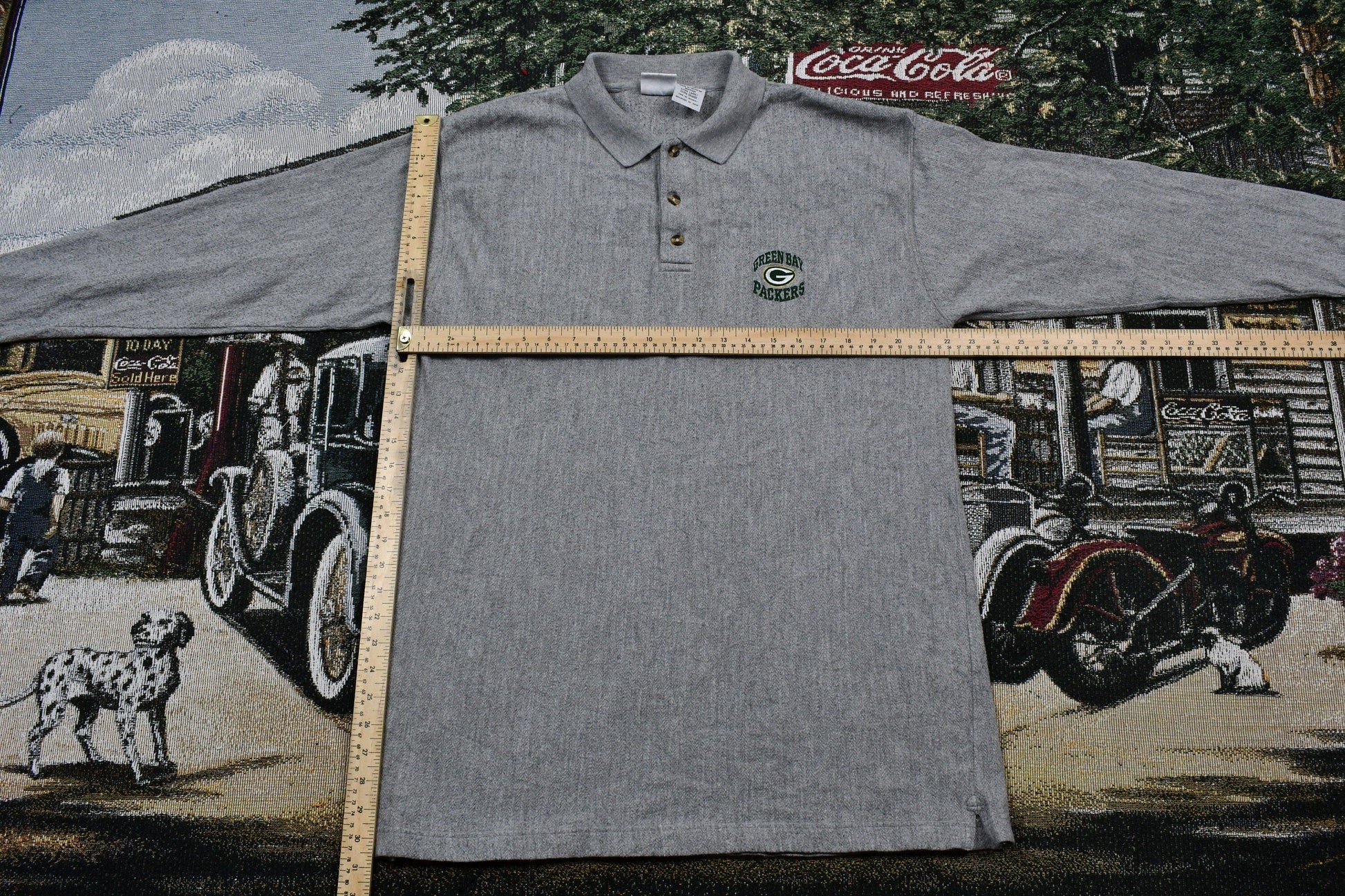 Vintage 1990s Green Bay Packers NFL Collared Embroidered Sweater Men's XL from propervintagecanada