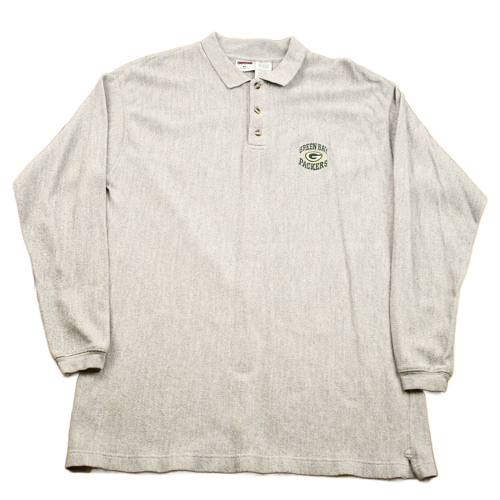 Vintage 1990s Green Bay Packers NFL Collared Embroidered Sweater Men's XL from propervintagecanada