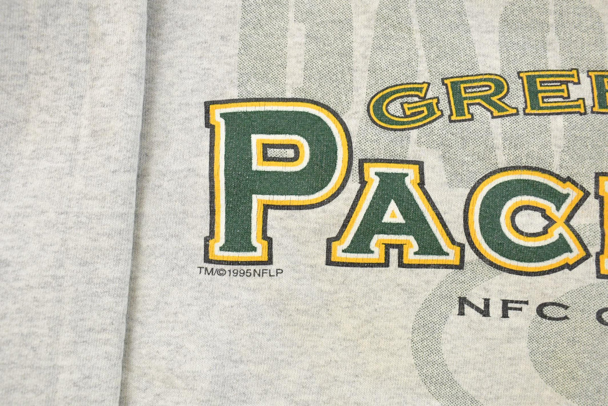 Vintage 1990s Green Bay Packers NFL Crewneck Sweatshirt Men's L from propervintagecanada