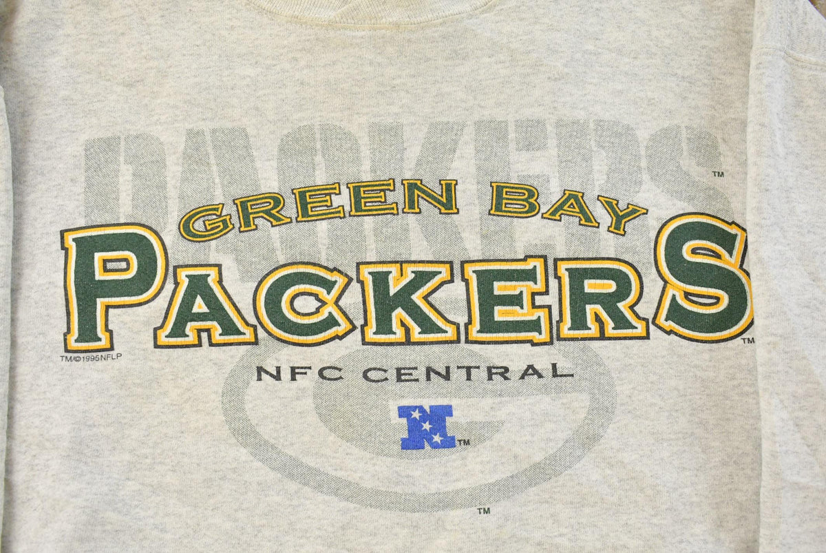 Vintage 1990s Green Bay Packers NFL Crewneck Sweatshirt Men's L from propervintagecanada