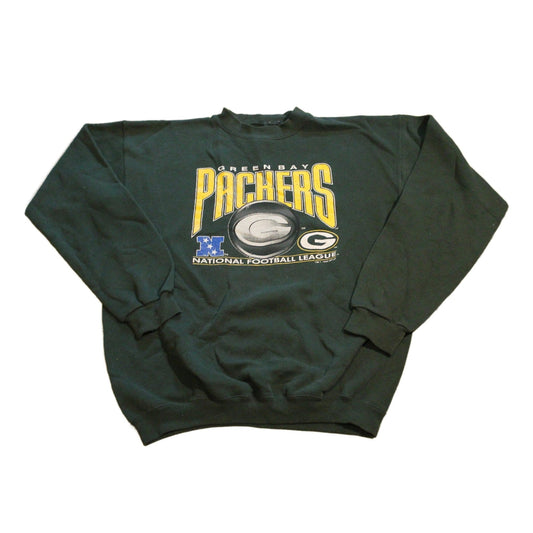 Vintage 1990s Green Bay Packers NFL Crewneck Sweatshirt Men's Large from propervintagecanada