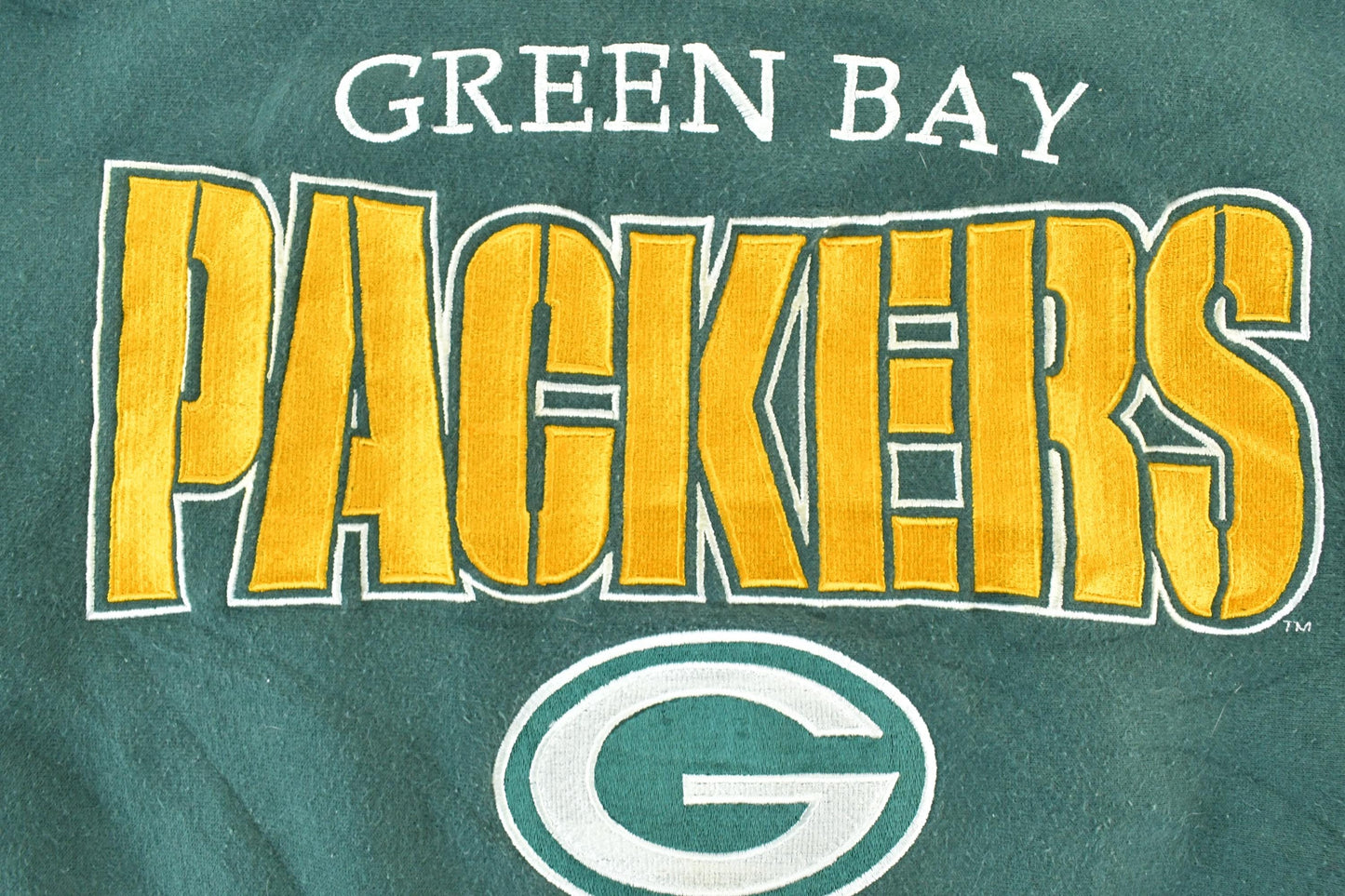 Vintage 1990s Green Bay Packers NFL Crewneck Sweatshirt Men's XL from propervintagecanada