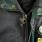 Vintage 1990s Green Bay Packers NFL Leather Jacket Men's Large from propervintagecanada