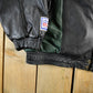Vintage 1990s Green Bay Packers NFL Leather Jacket Men's Large from propervintagecanada