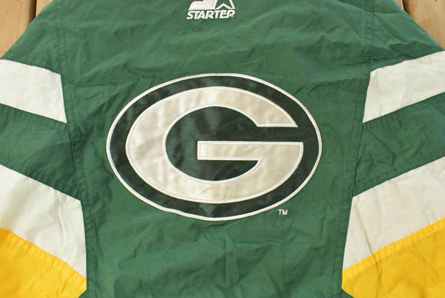 Vintage 1990s Green Bay Packers NFL Starter Pro Line Anorak Jacket Youth Medium / Vintage Football / Sportswear / Embroidered / Game Day from propervintagecanada