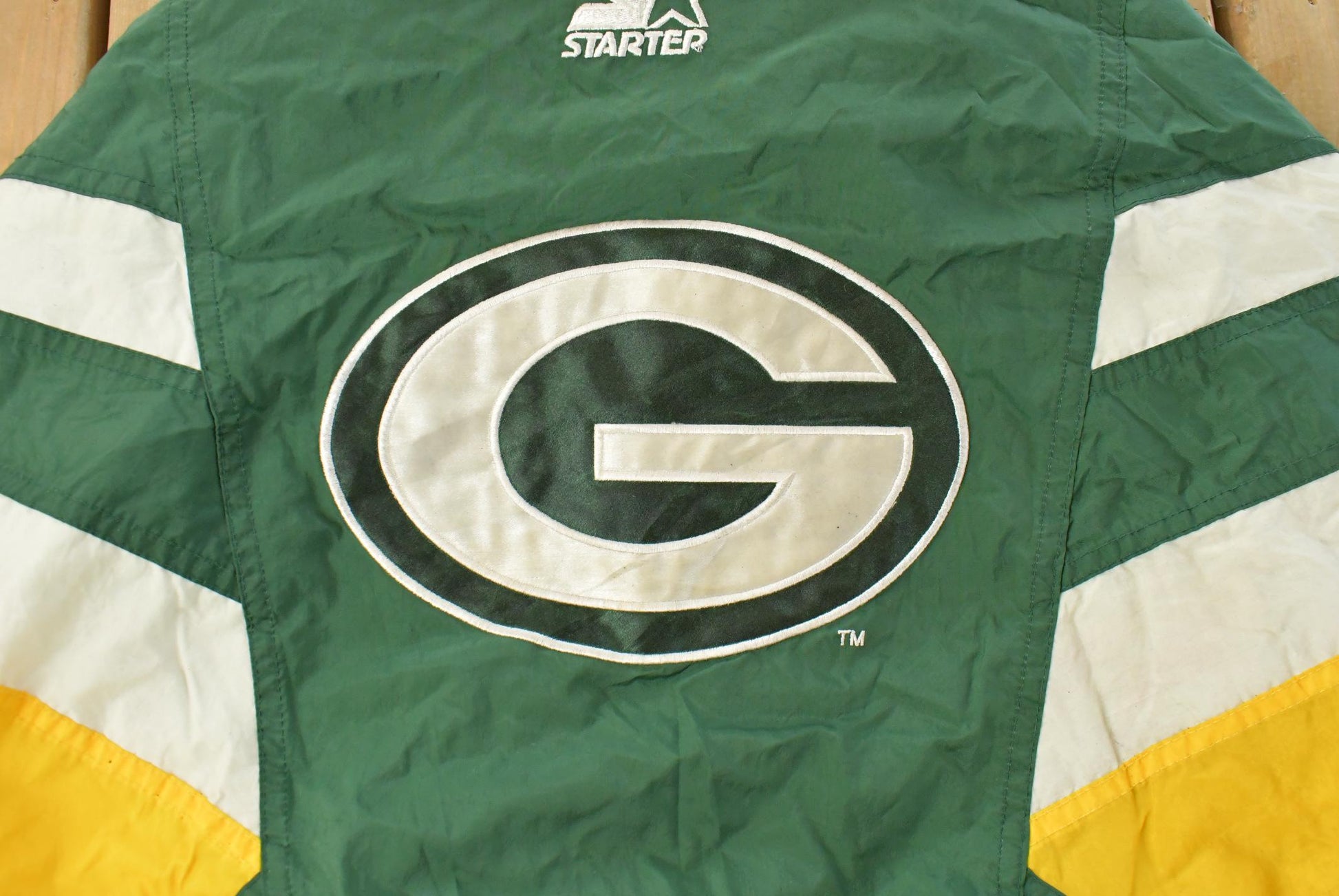 Vintage 1990s Green Bay Packers NFL Starter Pro Line Anorak Jacket Youth Medium / Vintage Football / Sportswear / Embroidered / Game Day from propervintagecanada