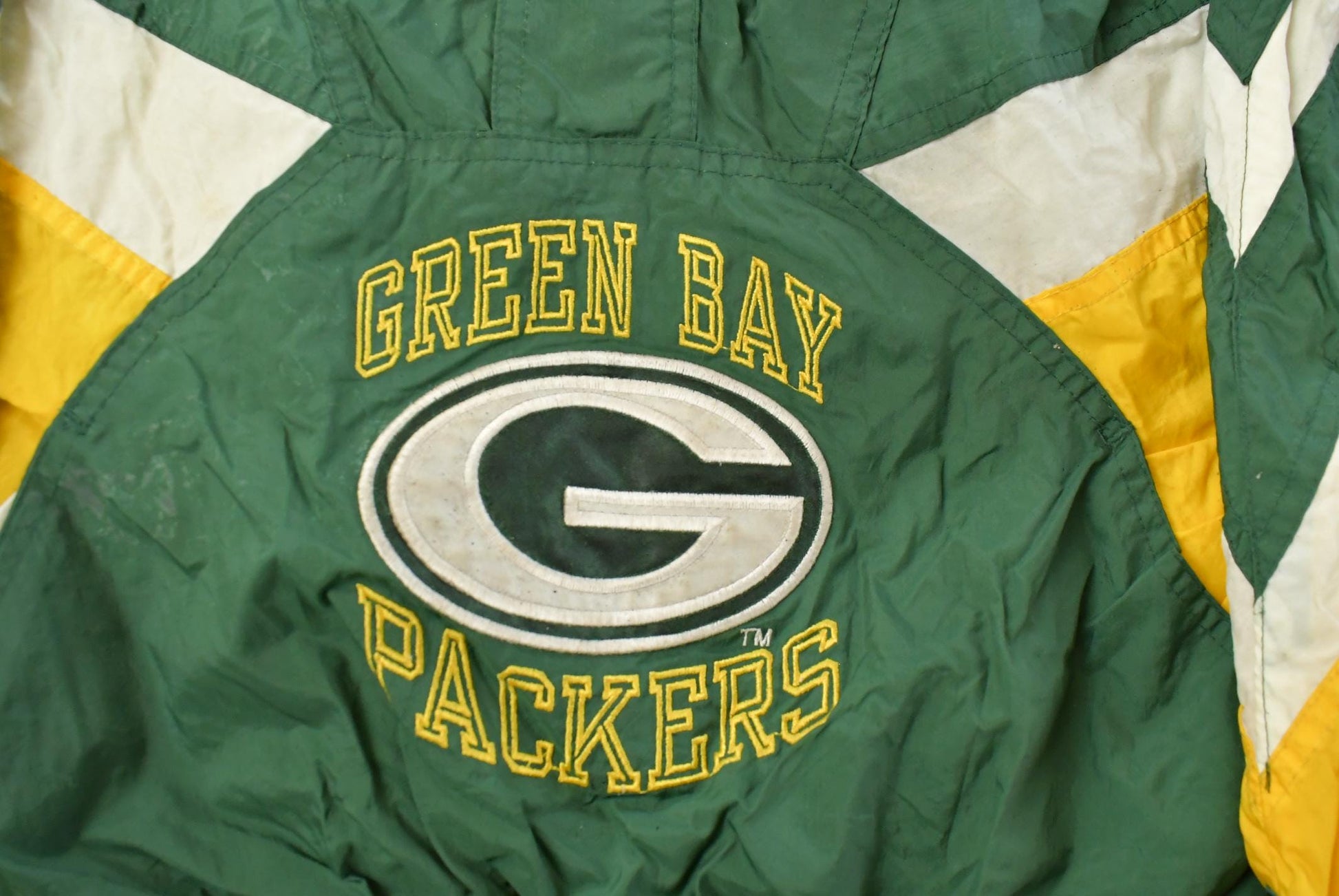 Vintage 1990s Green Bay Packers NFL Starter Pro Line Anorak Jacket Youth Medium / Vintage Football / Sportswear / Embroidered / Game Day from propervintagecanada