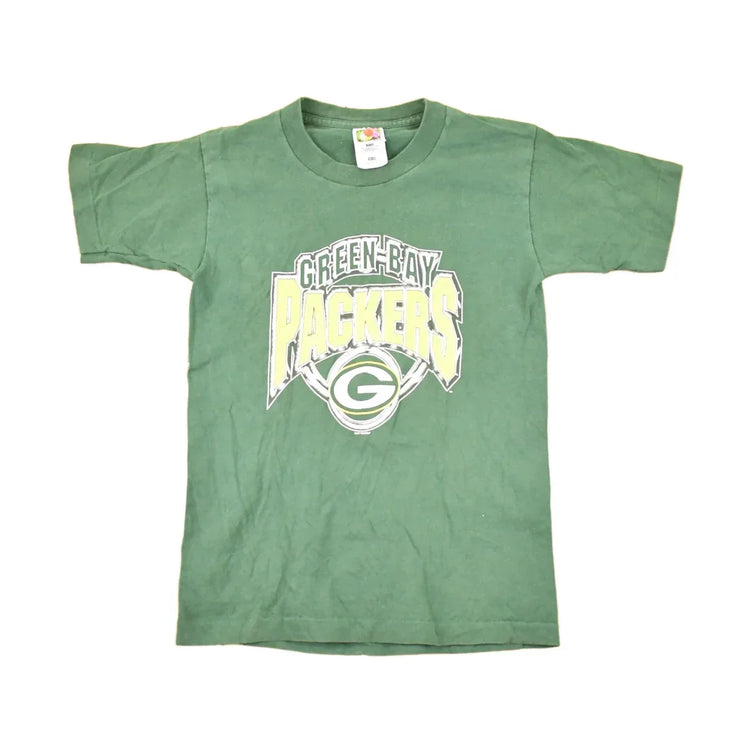 Vintage 1990s Green Bay Packers NFL T-Shirt Youth L from propervintagecanada