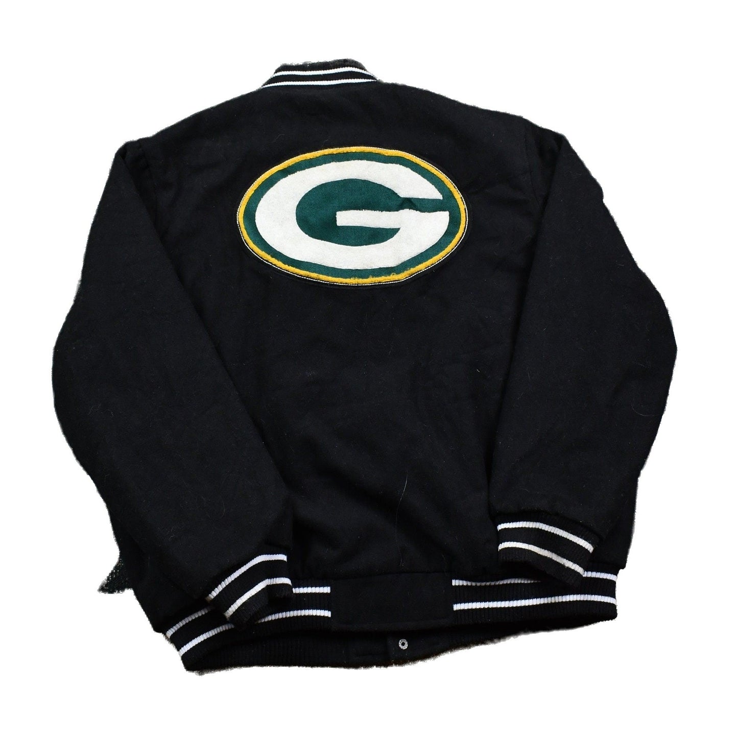 Vintage 1990s Green Bay Packers NFL Varsity Bomber Jacket Men's Large from propervintagecanada