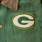 Vintage 1990s Green Bay Packers NFL Wool Leather Varsity Jacket Men's Large from propervintagecanada